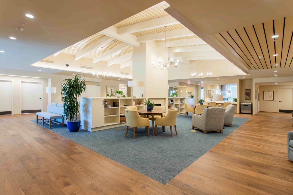 Hospice of the Valley with wood floors.